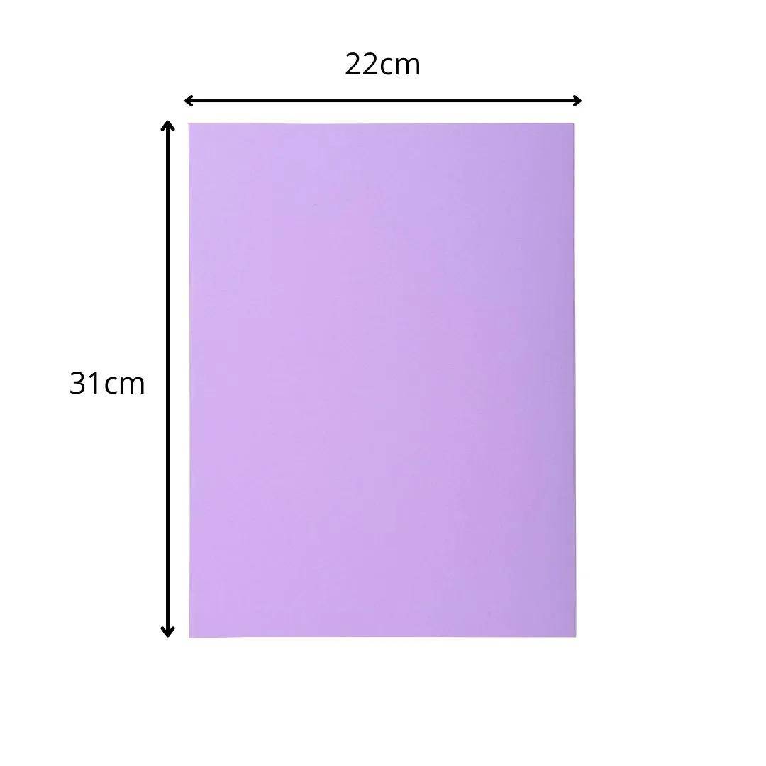 Exacompta 10x 100er Packung Aktendeckel SUPER 60 22x31cm - Flieder - 850116E