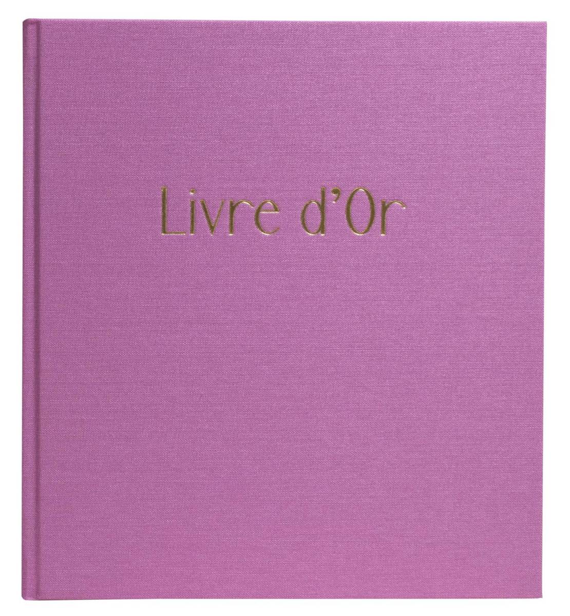 Exacompta Gästebuch 70 Blatt Goldschnitt Pop'N Co - Flieder - 47790E