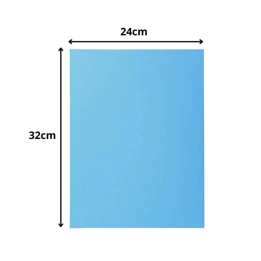 Exacompta 5x 50er Aktenmappe 2 Klappen SUPER 210 24x32cm - Hellblau - 332006E