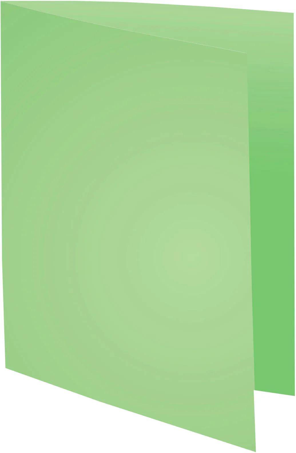 Exacompta 5x 100er Packung FOREVER® 170 mit rotem Rand - Giftgrün - 421004E