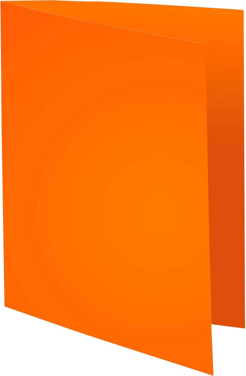Exacompta 5x 100er Packung FOREVER® 170 mit rotem Rand - Orange - 421007E