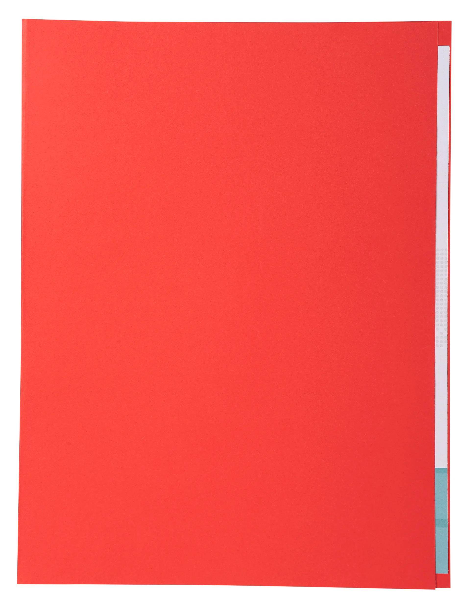 Exacompta 5x 100er Packung FOREVER® 170 mit rotem Rand - Rot - 421012E