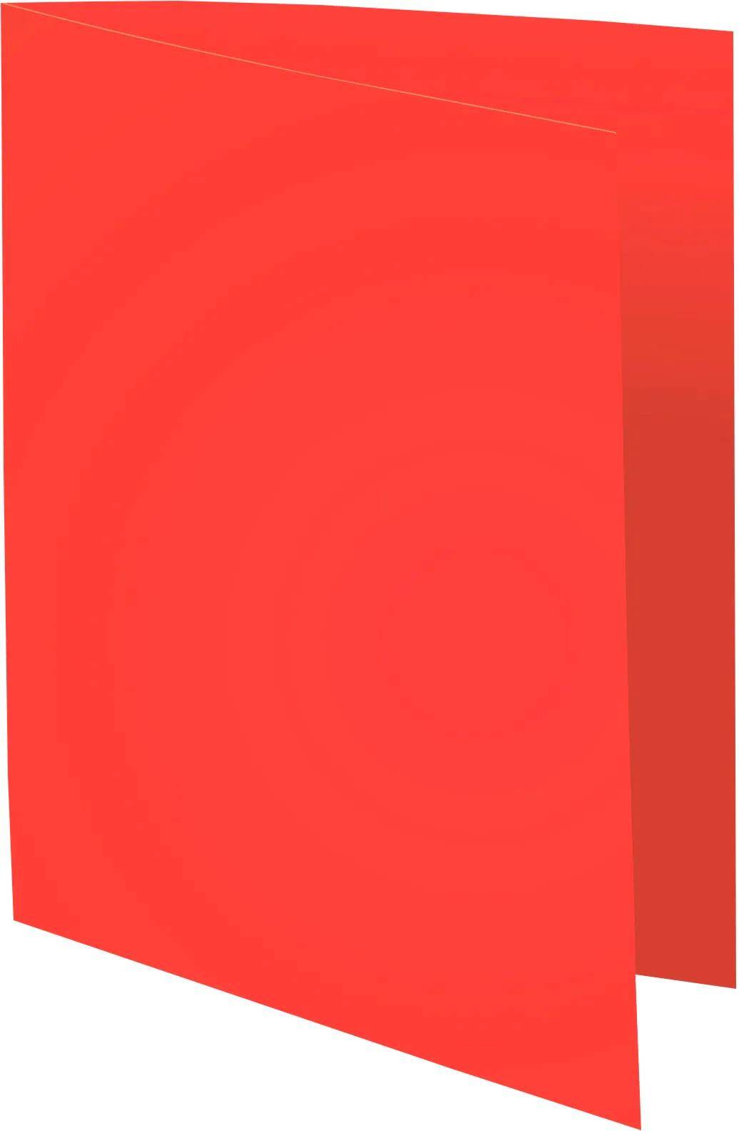 Exacompta 5x 100er Packung FOREVER® 170 mit rotem Rand - Rot - 421012E