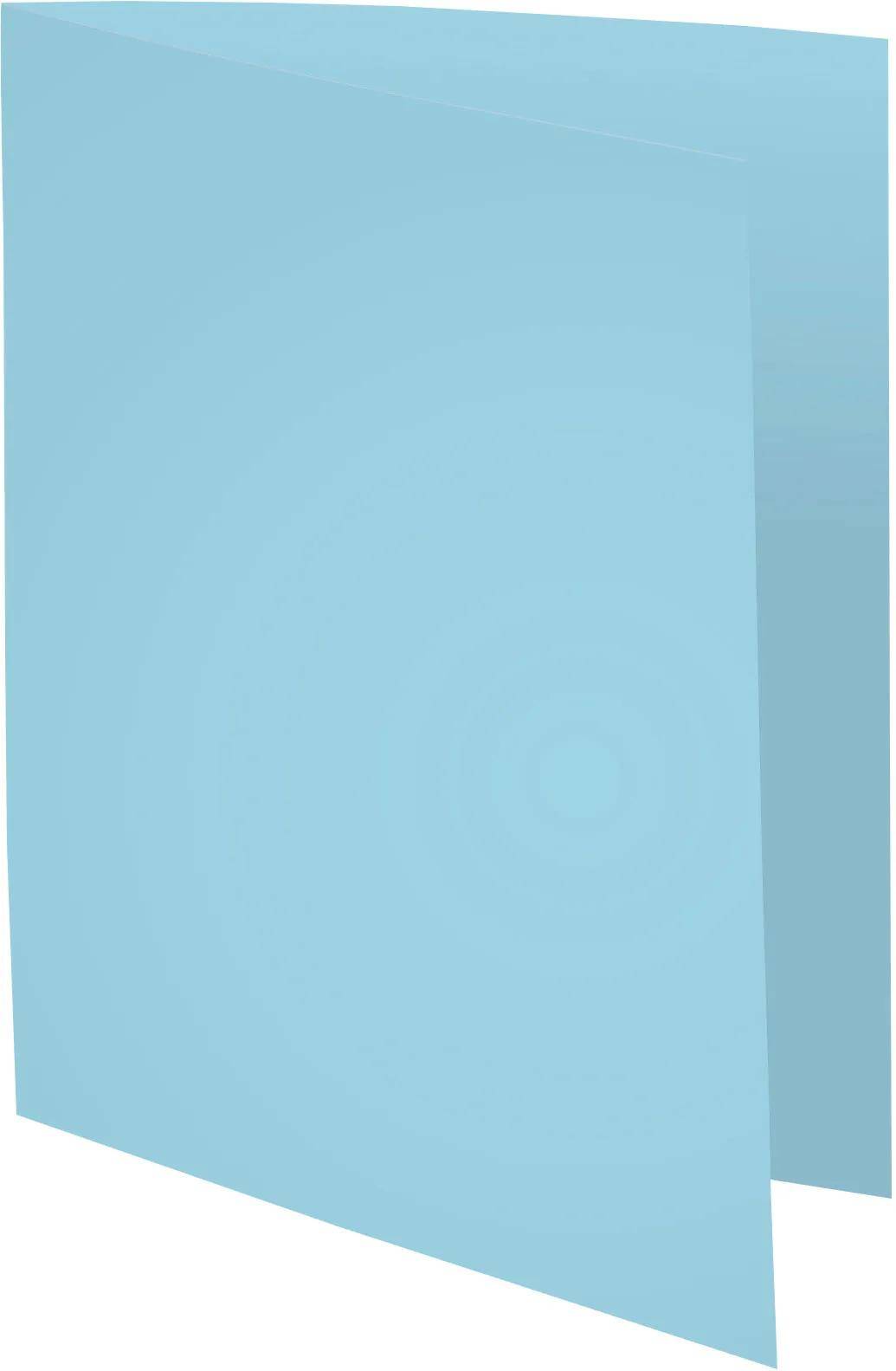 Exacompta 5x 100er Packung FOREVER® 170 mit rotem Rand - Hellblau - 421006E