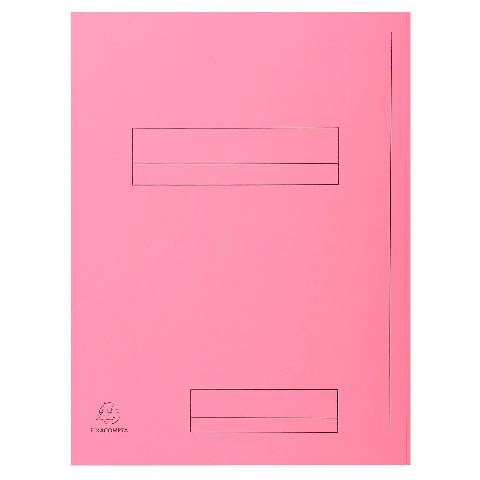 Exacompta 5x 50er Aktenmappe 2 Klappen SUPER 210 24x32cm - Rosa - 335003E