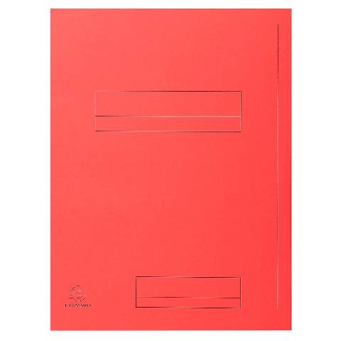 Exacompta 5x 50er Aktenmappe 2 Klappen SUPER 210 24x32cm - Rot - 335008E