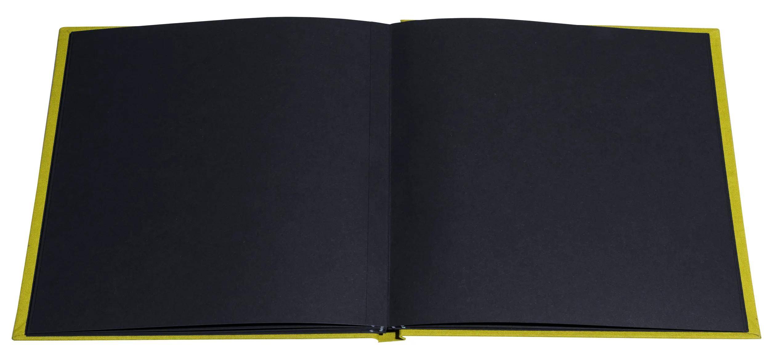 Exacompta Fotoalbum 30S schwarz 25x25 cm Pop'N Co - Limettengrün - 16289E