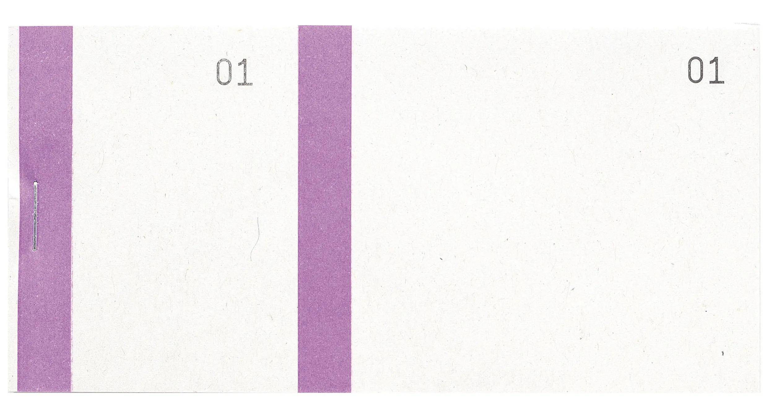 Exacompta 50x Nummernbl 60x135 100 Bl Farbband br - Violett - 96308E