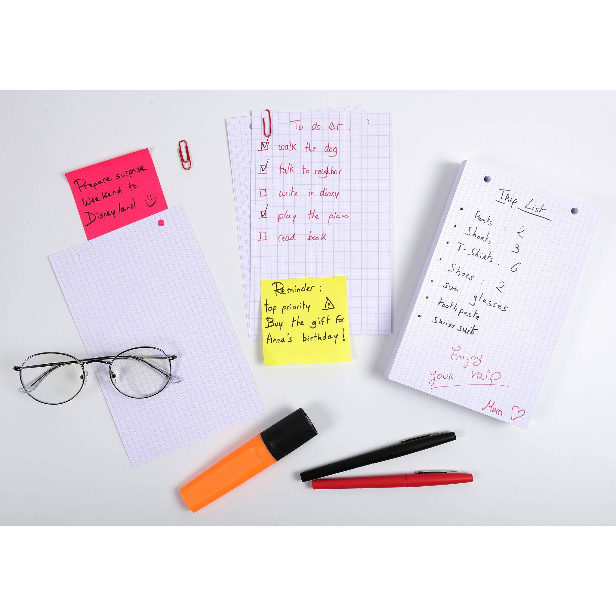 Exacompta 12x Karteikarten 125x200 kariert weiss 100St - Weiß - 13603E