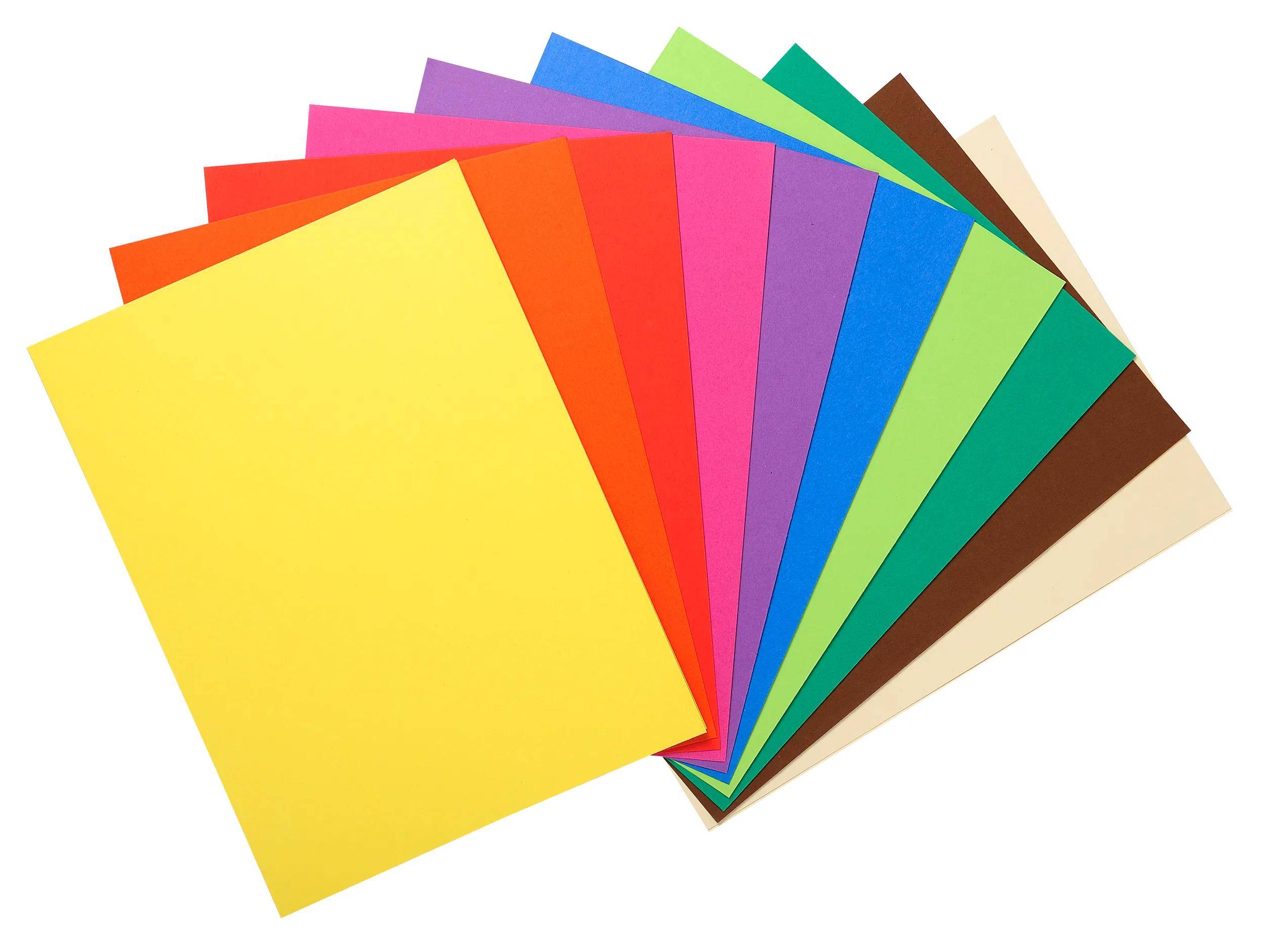Exacompta 10x 10er Packung Aktendeckel 100% RC 24x32cm - sortiert - 160300E