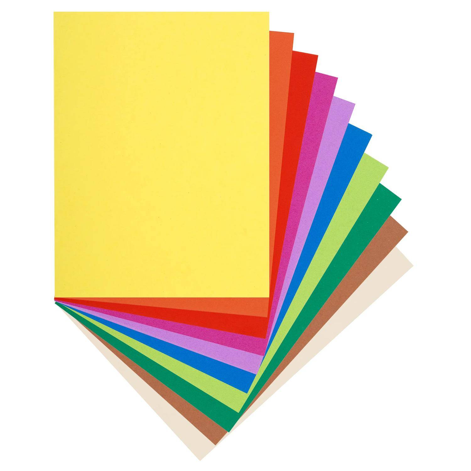 Exacompta 10x 10er Packung Aktendeckel 100% RC 24x32cm - sortiert - 160300E