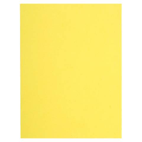 Exacompta 10x 100er Packung Aktendeckel 100% RC 22x31cm - Kanariengelb - 150005E