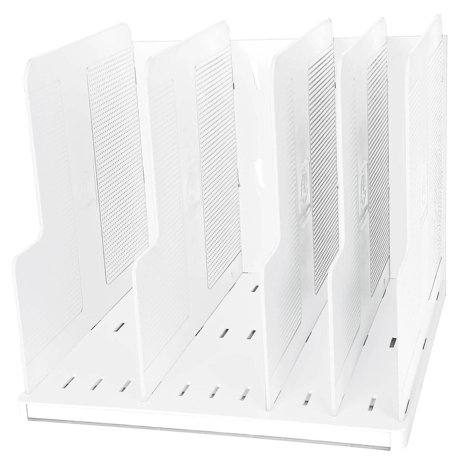 Exacompta MODULOTOP, vertikaler Sorter mit 5 Trennplatten, AutentiK Weiß 390013D