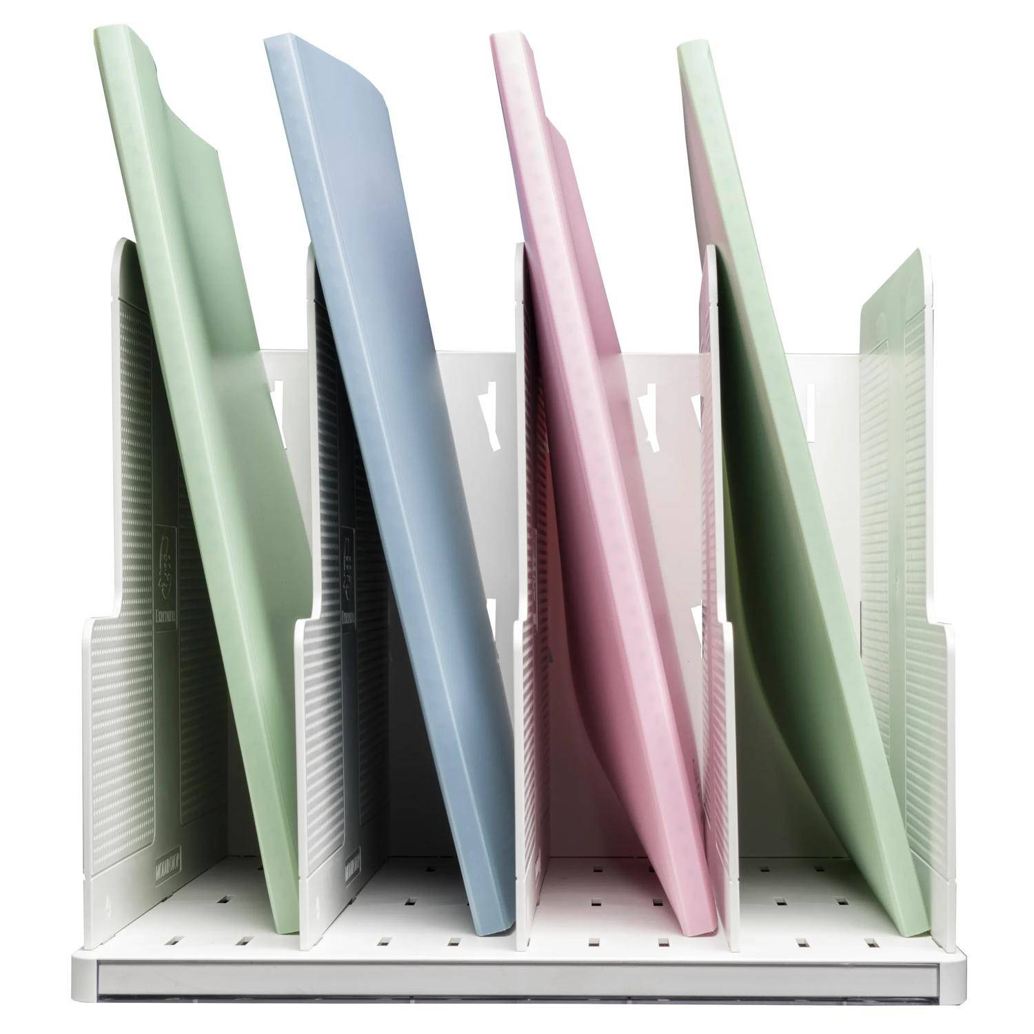 Exacompta MODULOTOP, vertikaler Sorter mit 5 Trennplatten, AutentiK Weiß 390013D