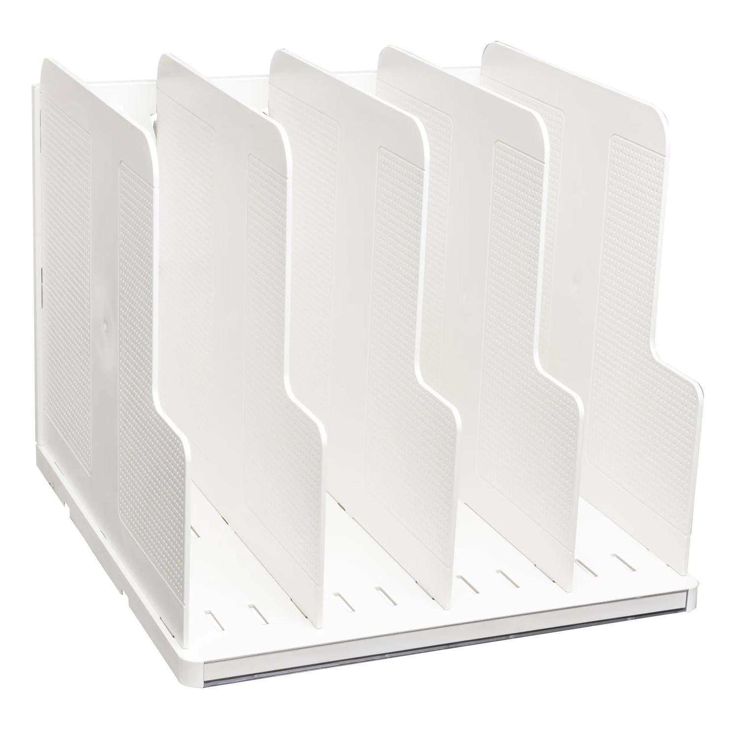 Exacompta MODULOTOP, vertikaler Sorter mit 5 Trennplatten, AutentiK Weiß 390013D
