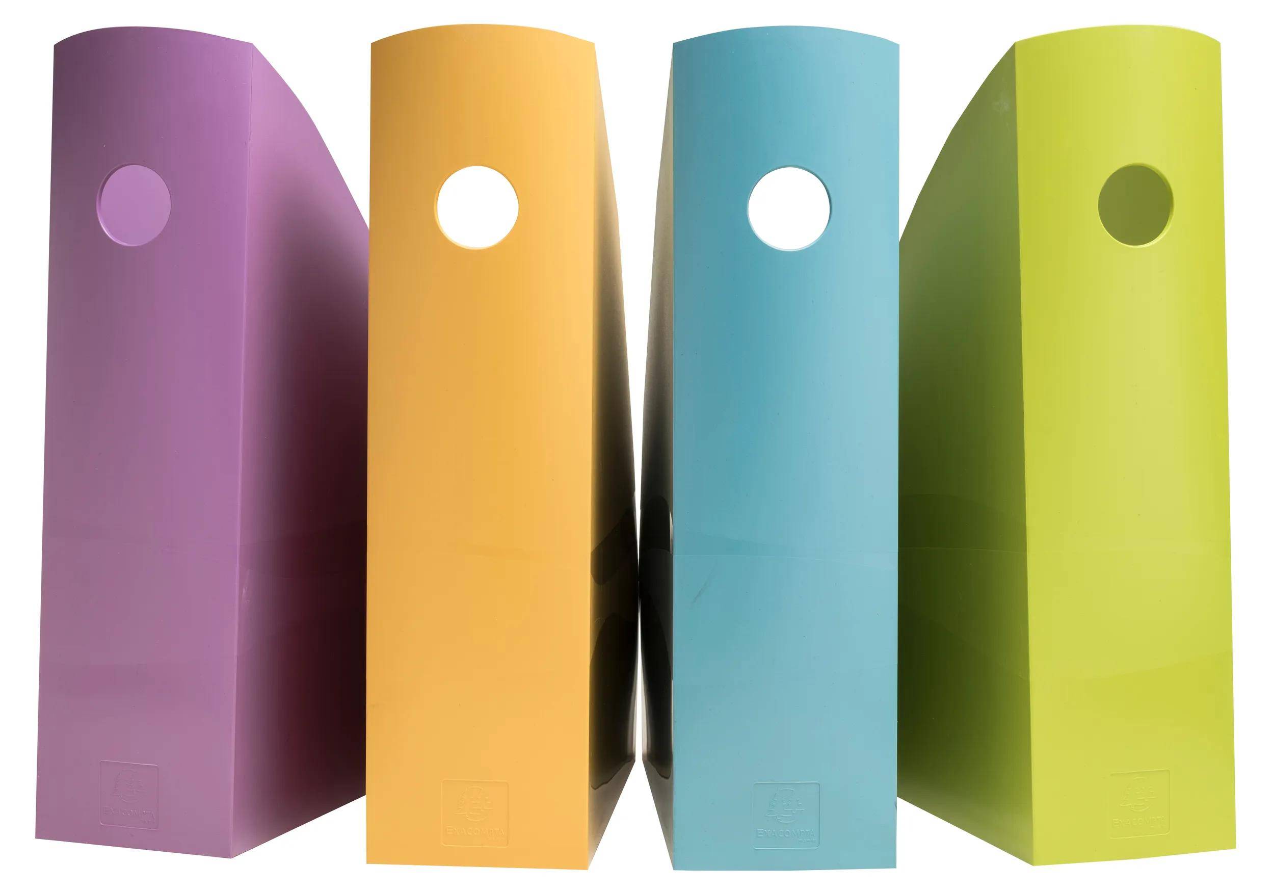 Exacompta Set mit 4 Stehsammlern Mag-Cube Pop N'Co Farben sortiert 182909SETD
