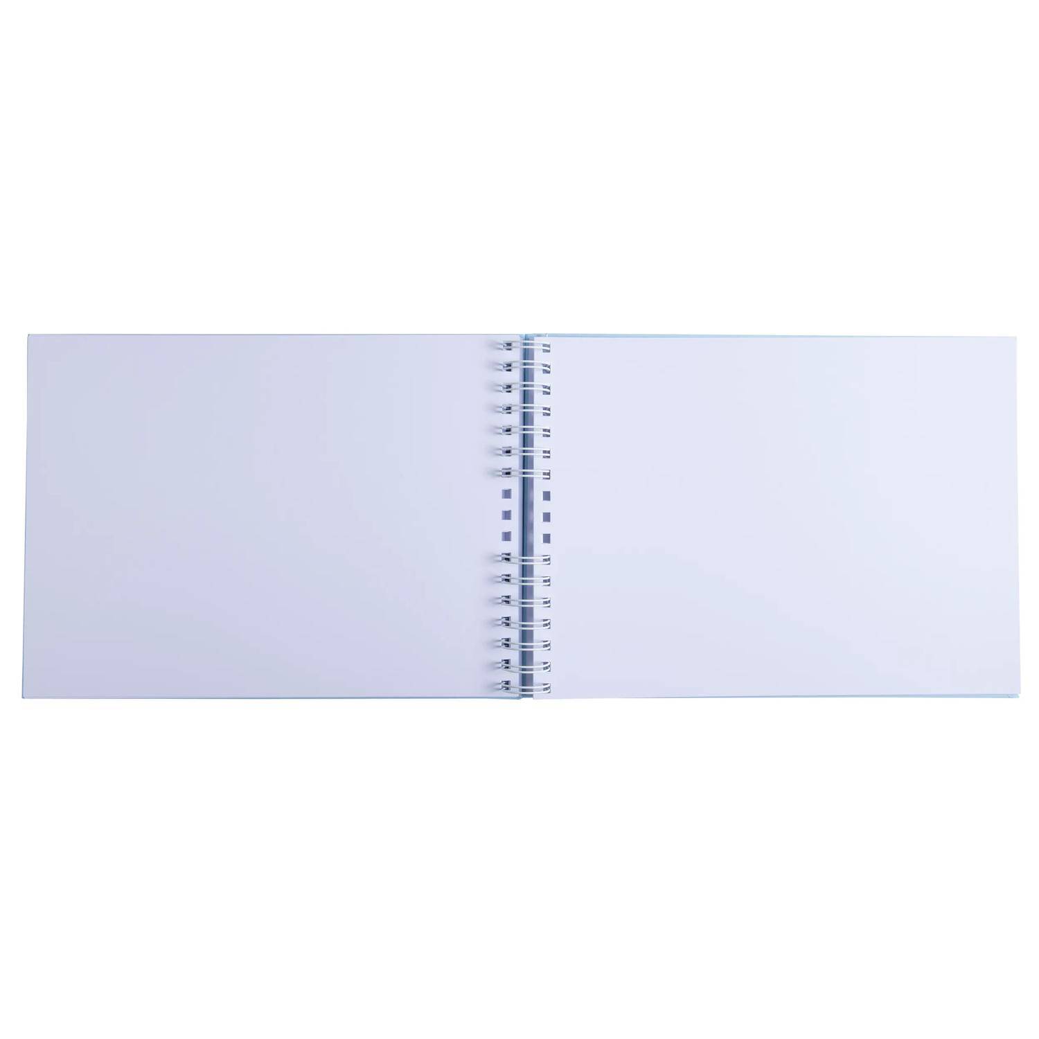 Exacompta Scrapbooking-Set Fotoalbum 50S weiß 32x22 cm Pastellblau - 16806E