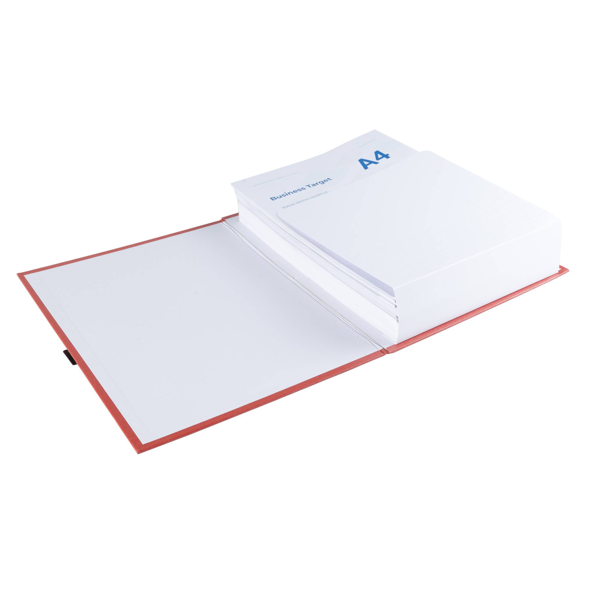 Exacompta 10x Präsentationsmappe dehnbar Rücken N'CLIP - Rot - 21509E