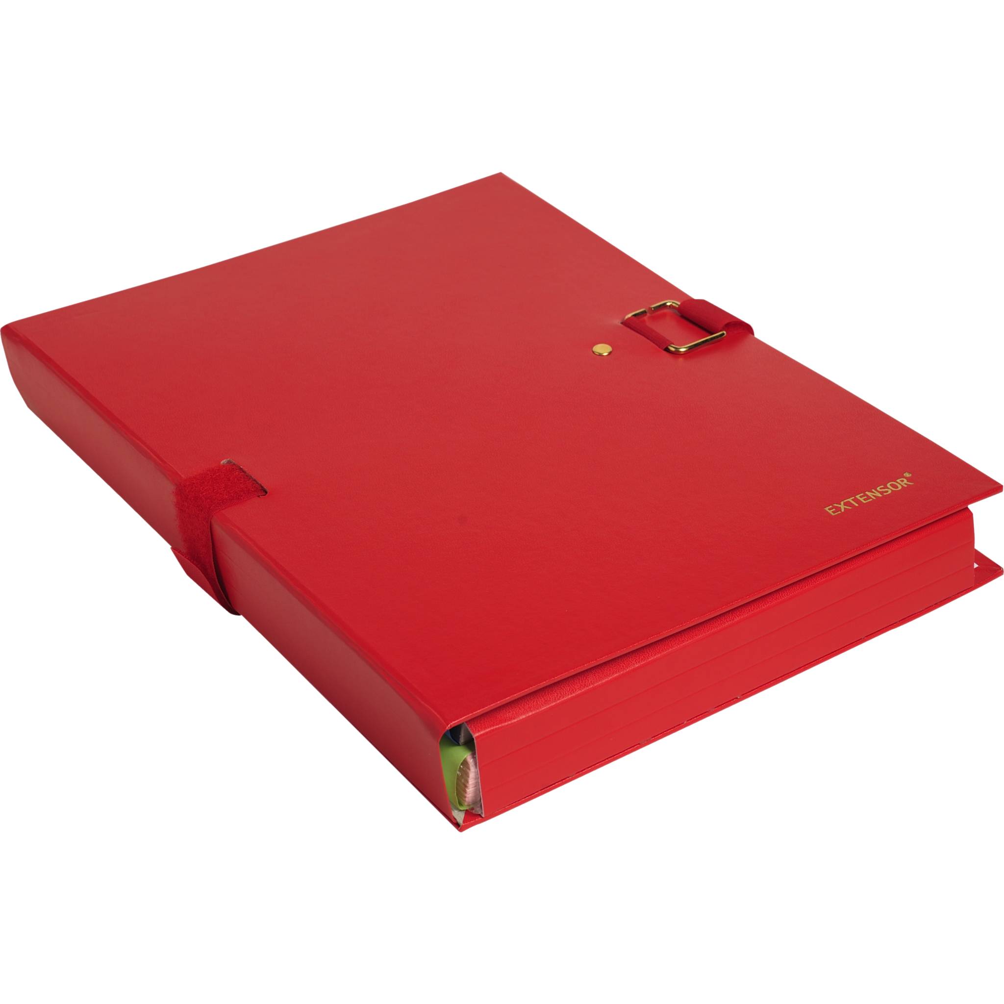 Exacompta 10x Präsentationsmappe Dehnbar Rücken EXTENSOR® - Rot - 22009E