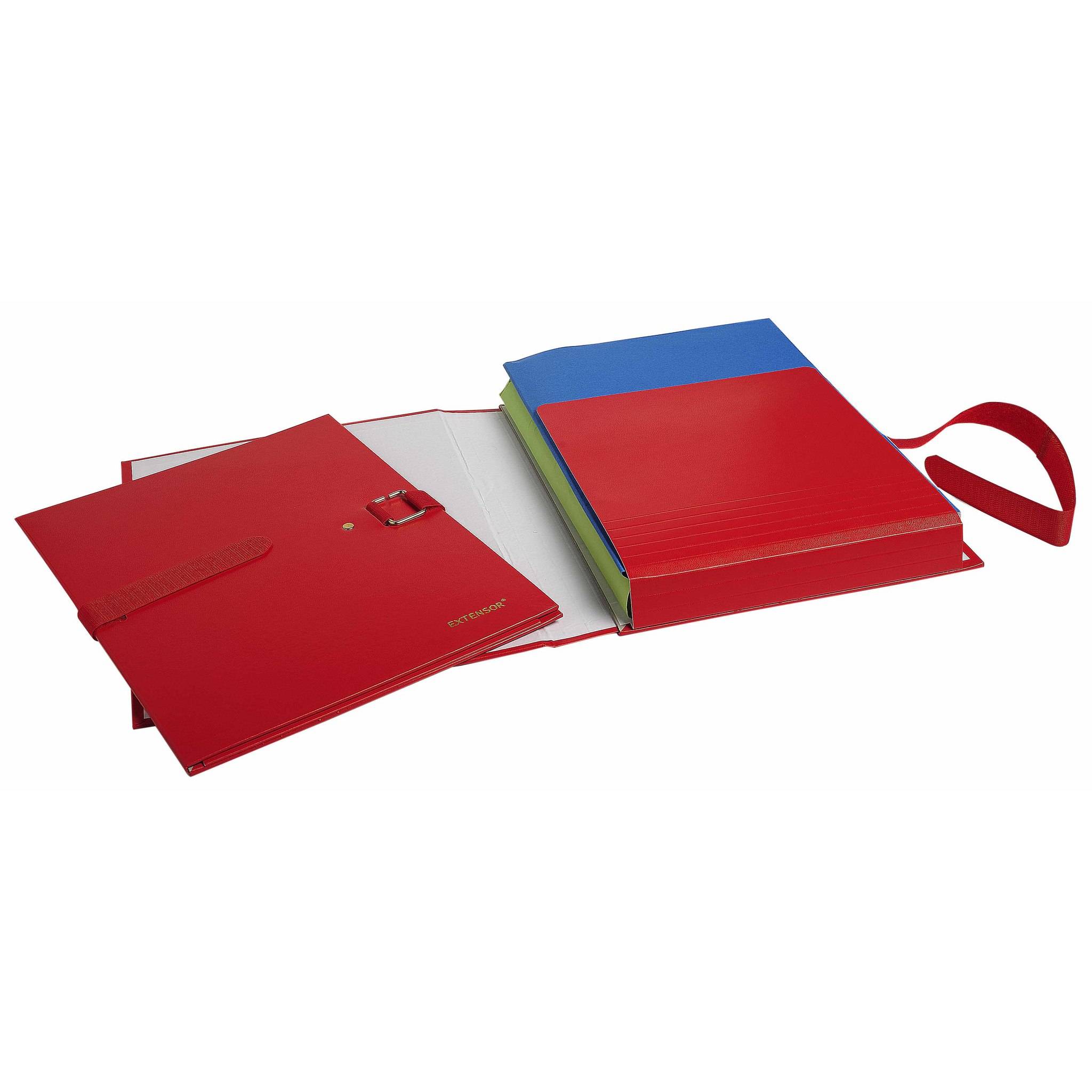 Exacompta 10x Präsentationsmappe Dehnbar Rücken EXTENSOR® - Rot - 22009E