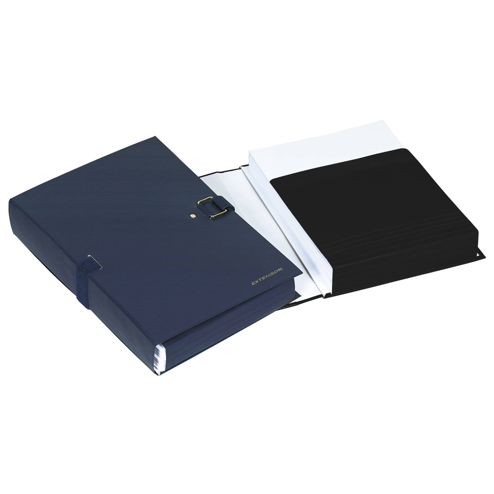 Exacompta 10x Präsentationsmappe Dehnbar Rücken EXTENSOR® - sortiert - 22090E