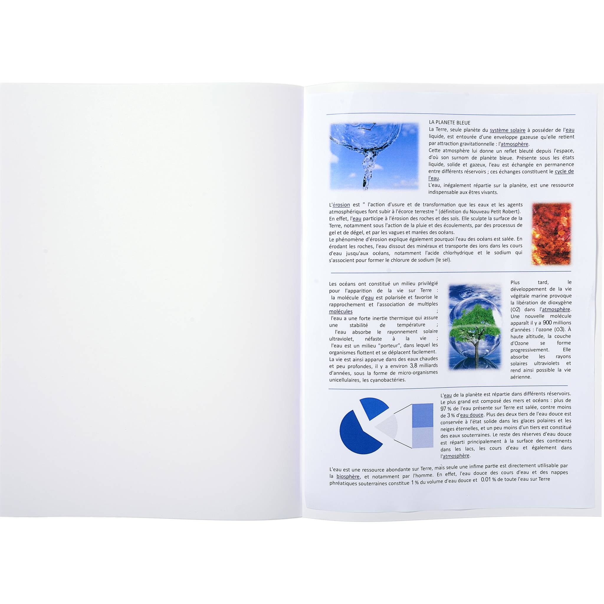 Exacompta 10x 100er mit Cotes de Plaidoiries 90g 22x31cm - Weiß - 820017E