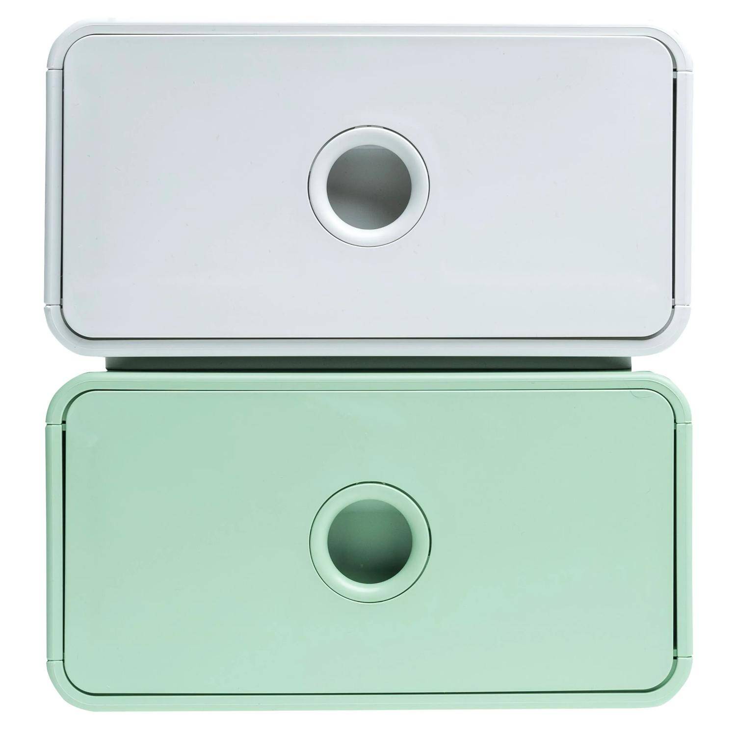 Exacompta 315480D 3x Ablagemodul TinyBox Autentik Salbei