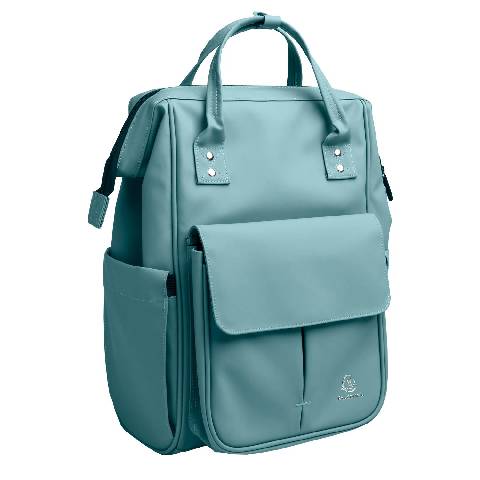 Exacompta Rucksack, 2 Tragegriffe, PU, 25x38x20 cm Exactive® - Frostblau 17533E