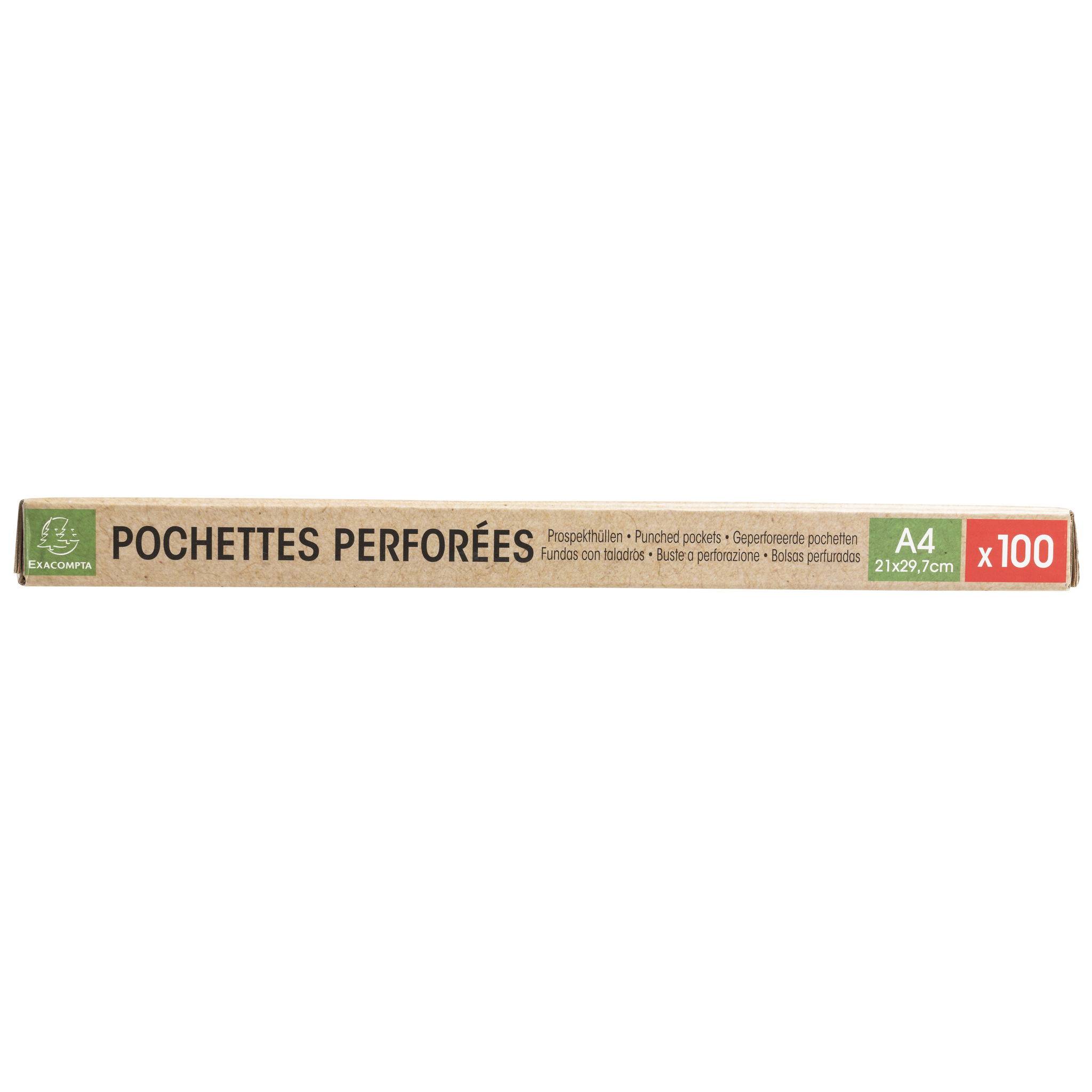 Exacompta 5320E 10x Prospekthülle A4 PP recy. 60µ 100St