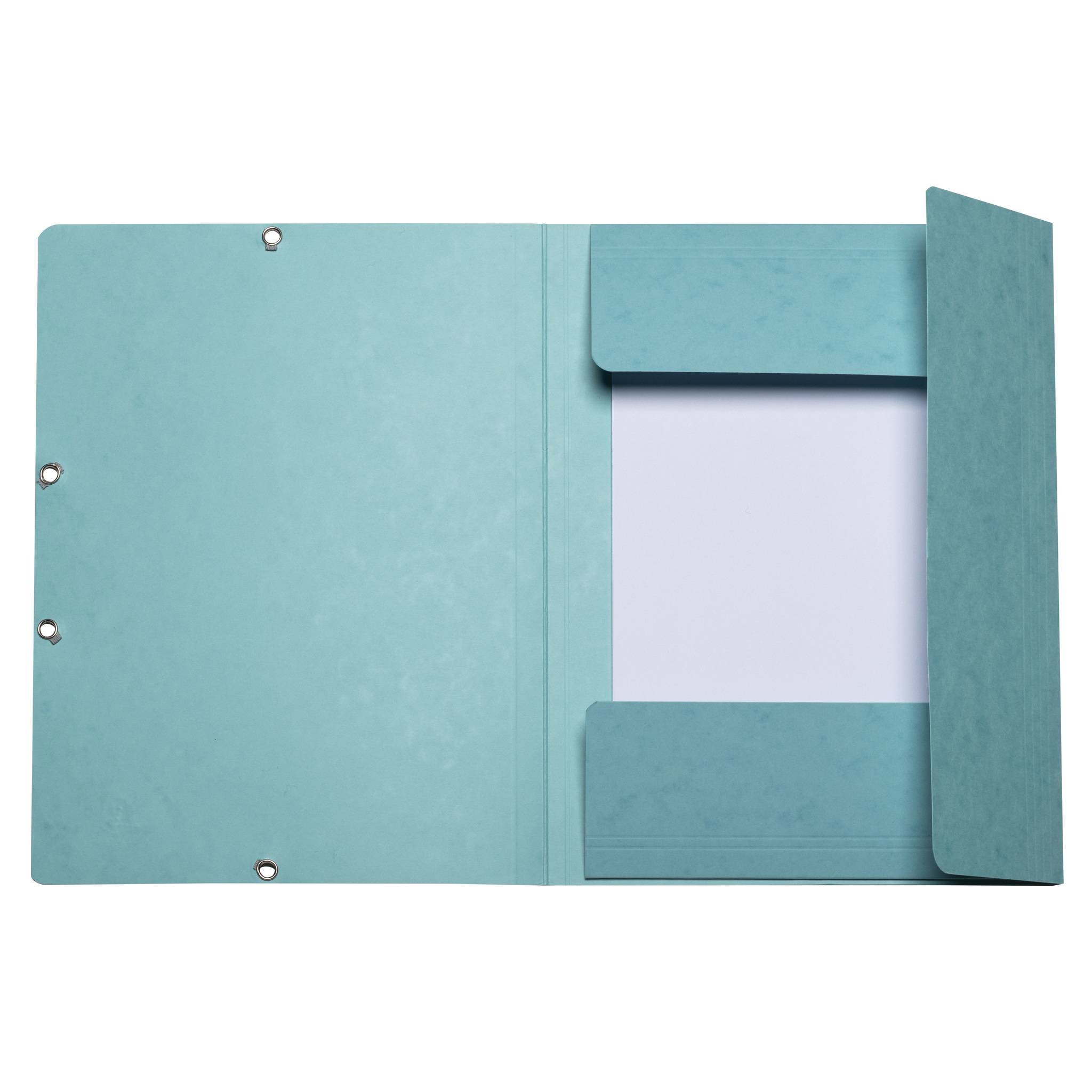 Exacompta 55273E 25x Sammelmappe 3Kl A4 400g frostblau