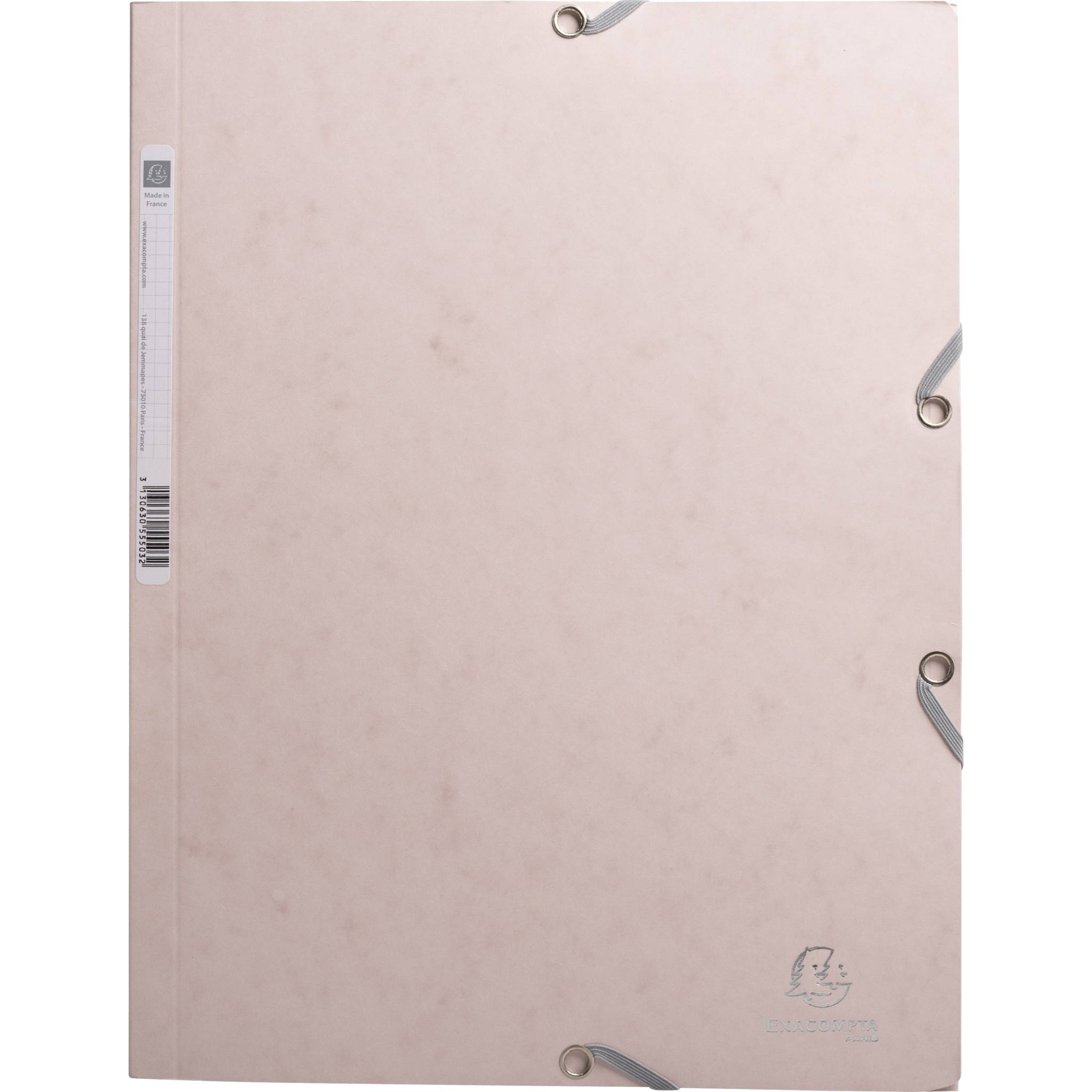 Exacompta 55274E 25x Sammelmappe 3Kl A4 400g Nude
