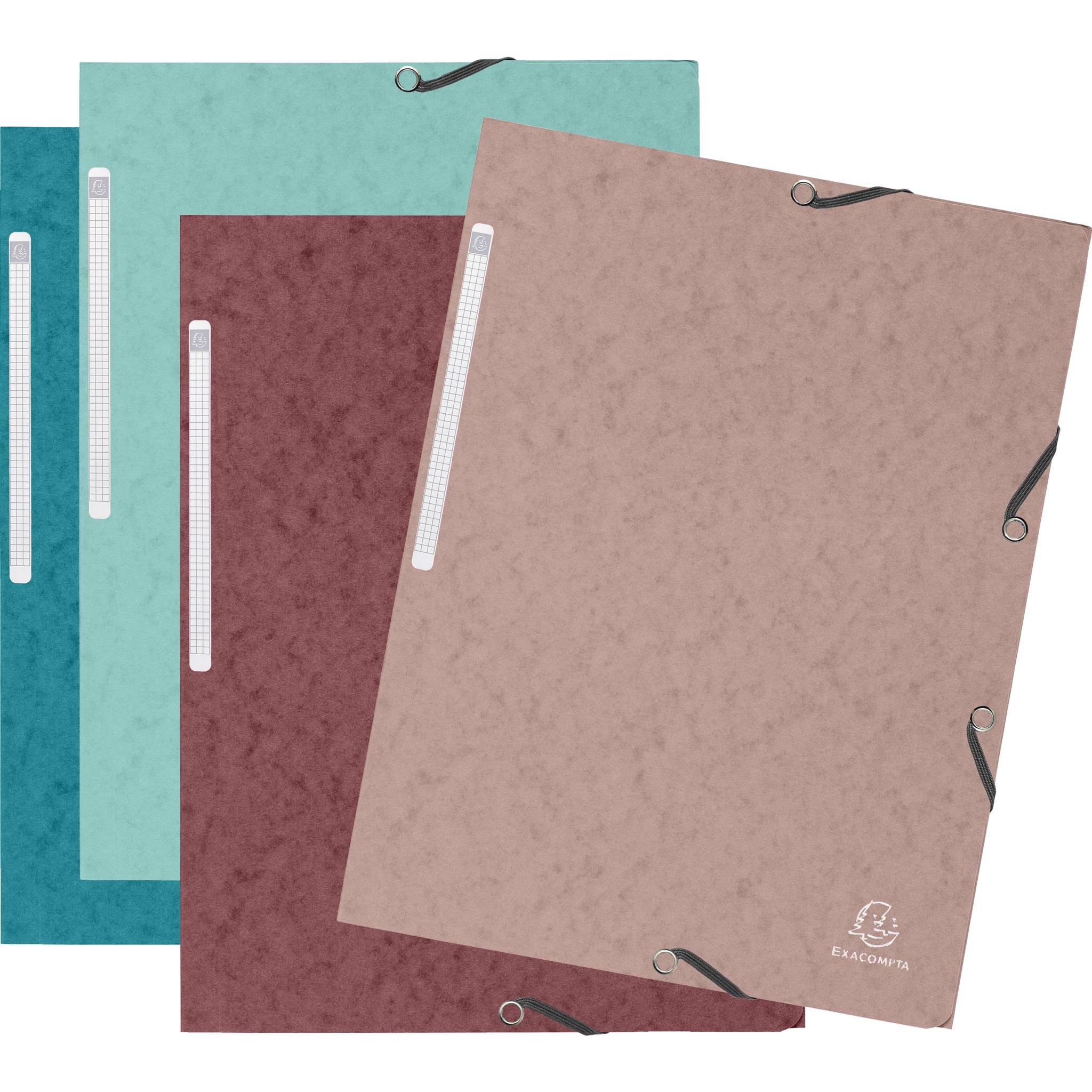 Exacompta 55270E 60x Skandi Sammelmappe 3Kl A4 400g sortiert