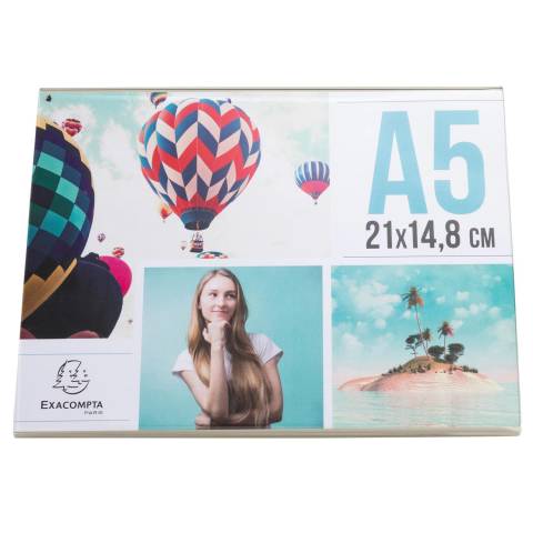 Exacompta 85059D 30x Tischaufsteller A5 Hoch horizontal