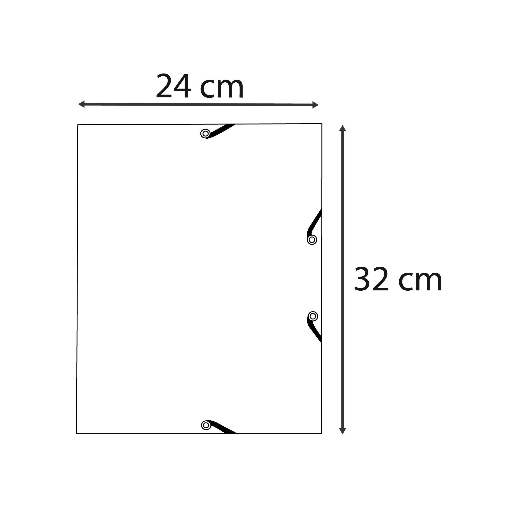 Exacompta 55701E 50x Sammelmappe mE A4 Opak RC schwarz