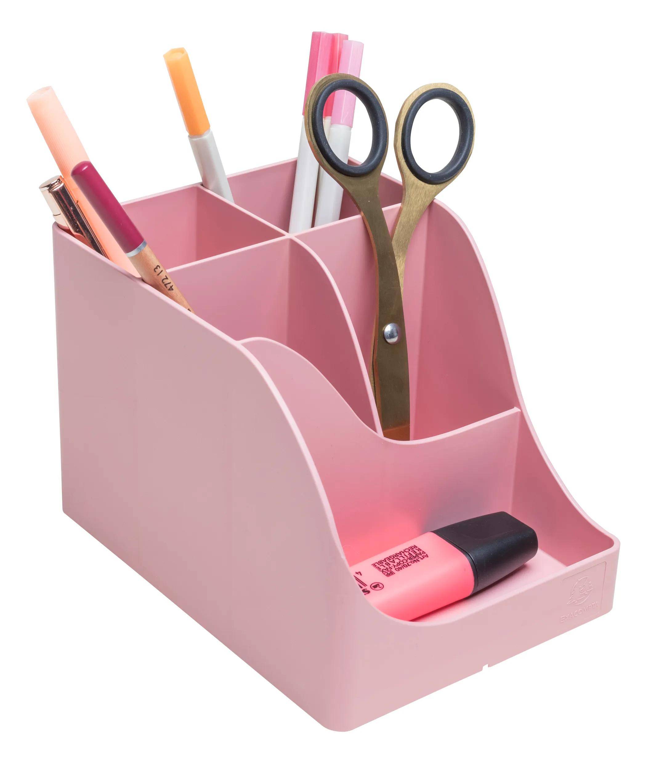 Exacompta 69571D 4x Stifteköcher Pen-Wave Autentik Rosa