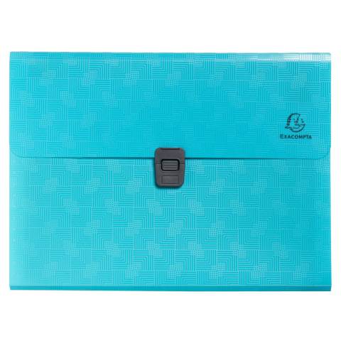Exacompta 55299E 5x Fächermappe Pop'NCo 13tlg 33x25cm