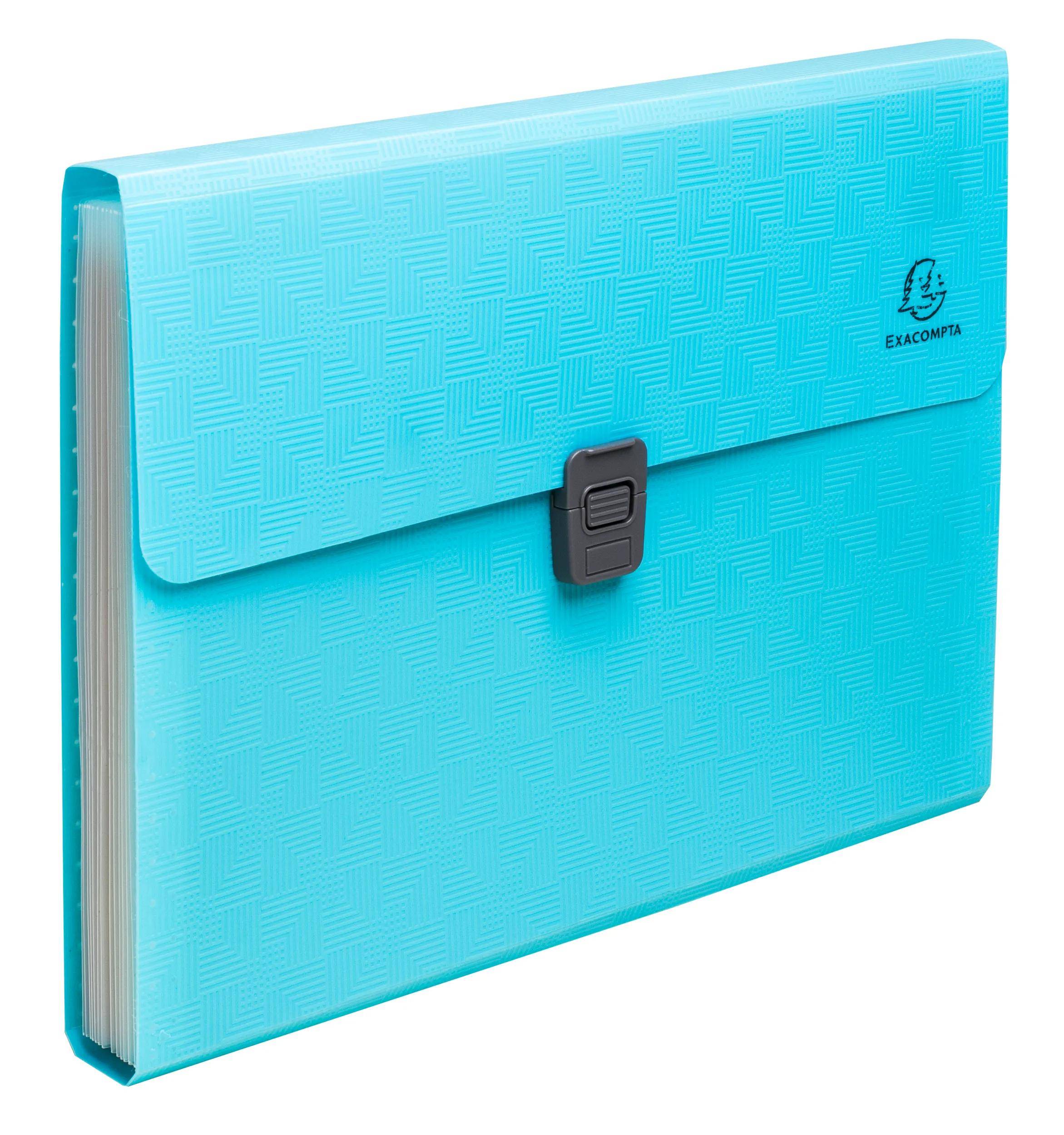 Exacompta 55299E 5x Fächermappe Pop'NCo 13tlg 33x25cm