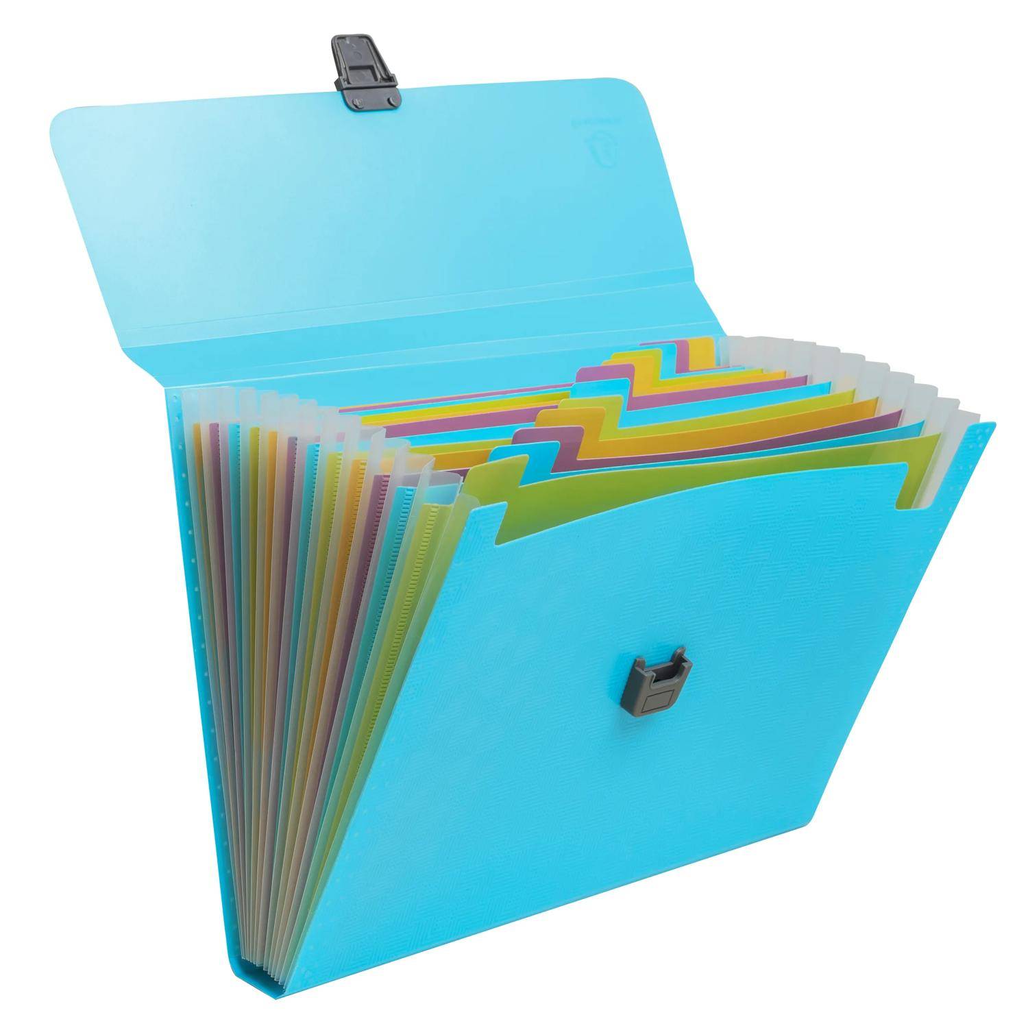 Exacompta 55299E 5x Fächermappe Pop'NCo 13tlg 33x25cm