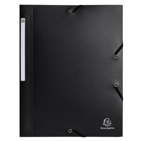 Exacompta 55701E 50x Sammelmappe mE A4 Opak RC schwarz