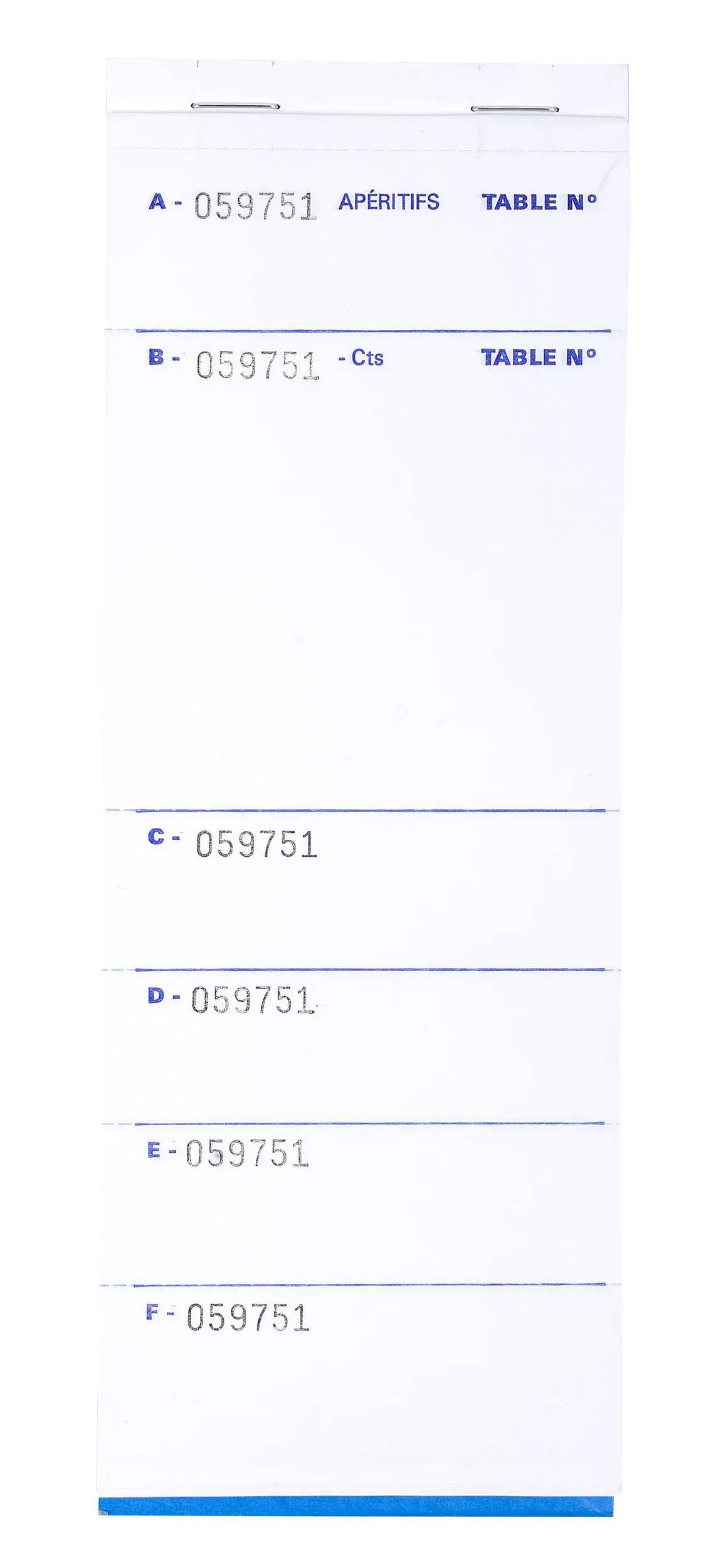 Exacompta 96208E 50x Notepad Exac Restaurant