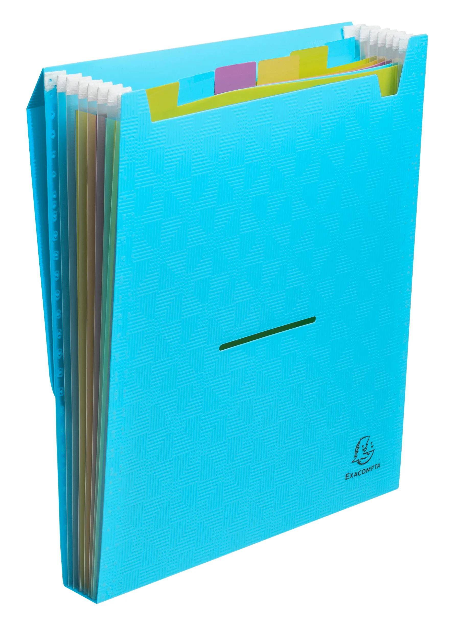 Exacompta 55799E 5x Fächermappe Pop'NCo vertikal 6tlg