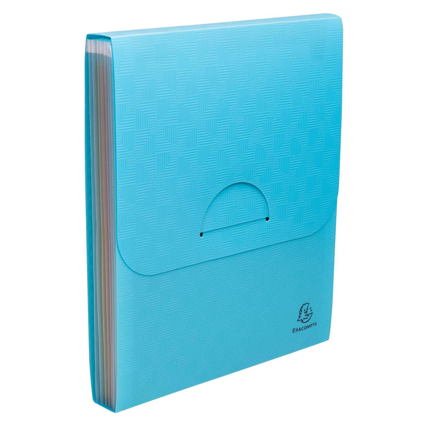 Exacompta 55799E 5x Fächermappe Pop'NCo vertikal 6tlg