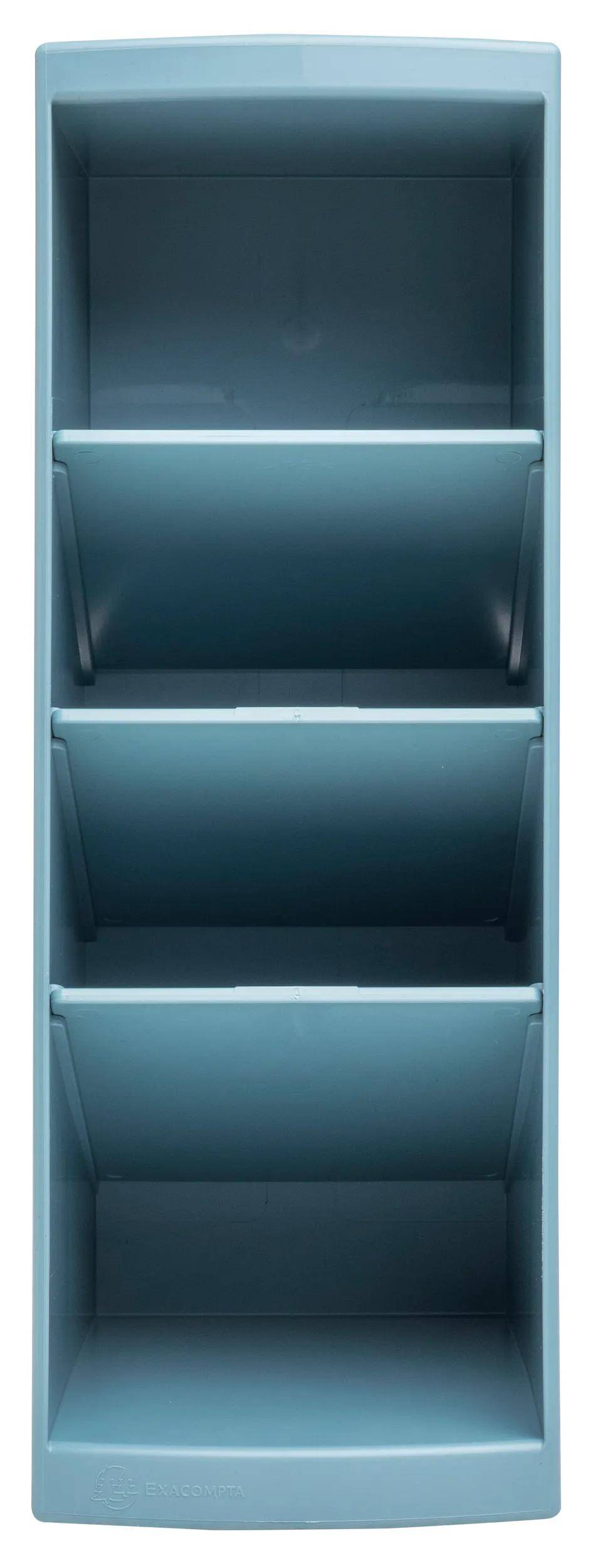 Exacompta 68170D 4x Aufbewahrung MultiTower Autentik Grau