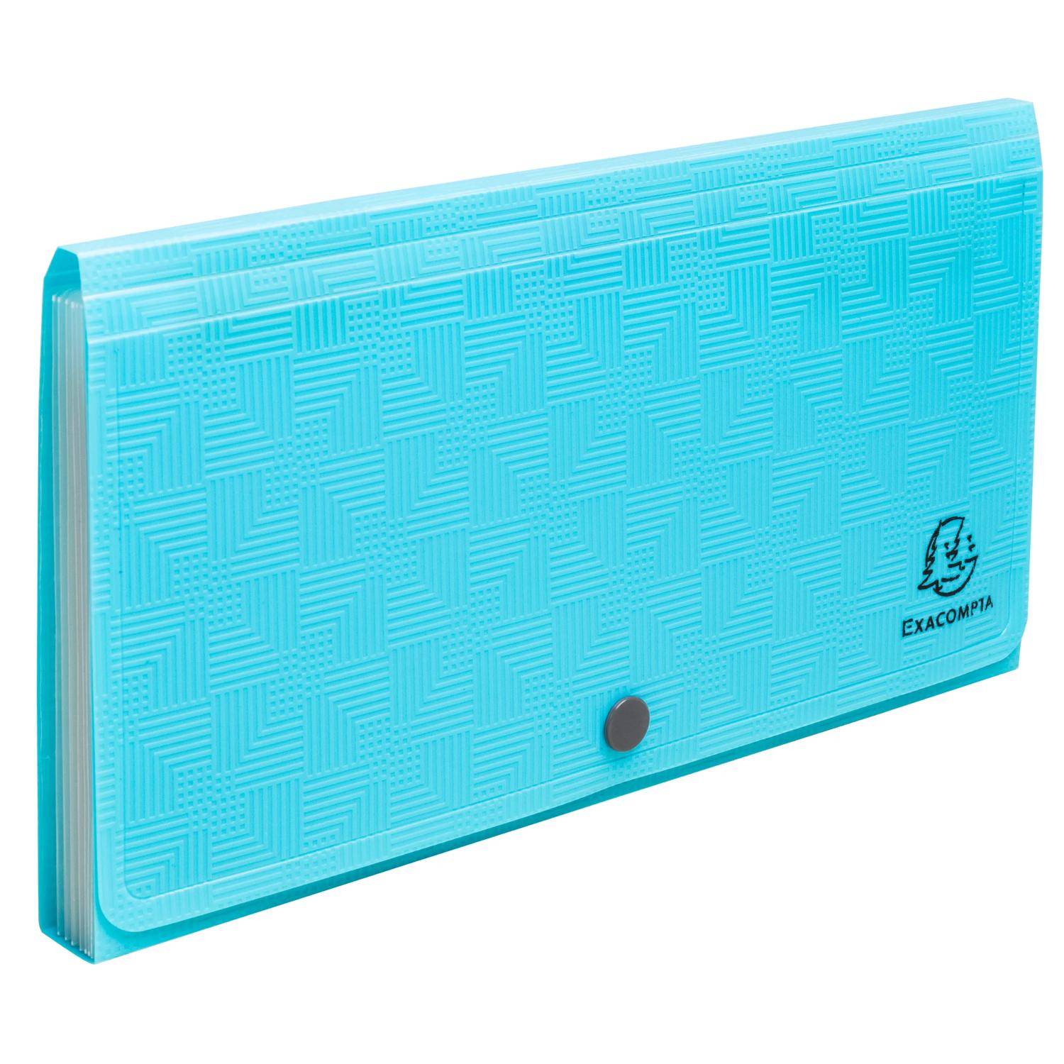 Exacompta 55399E 5x Fächermappe Pop'NCo 7tlg 14x27