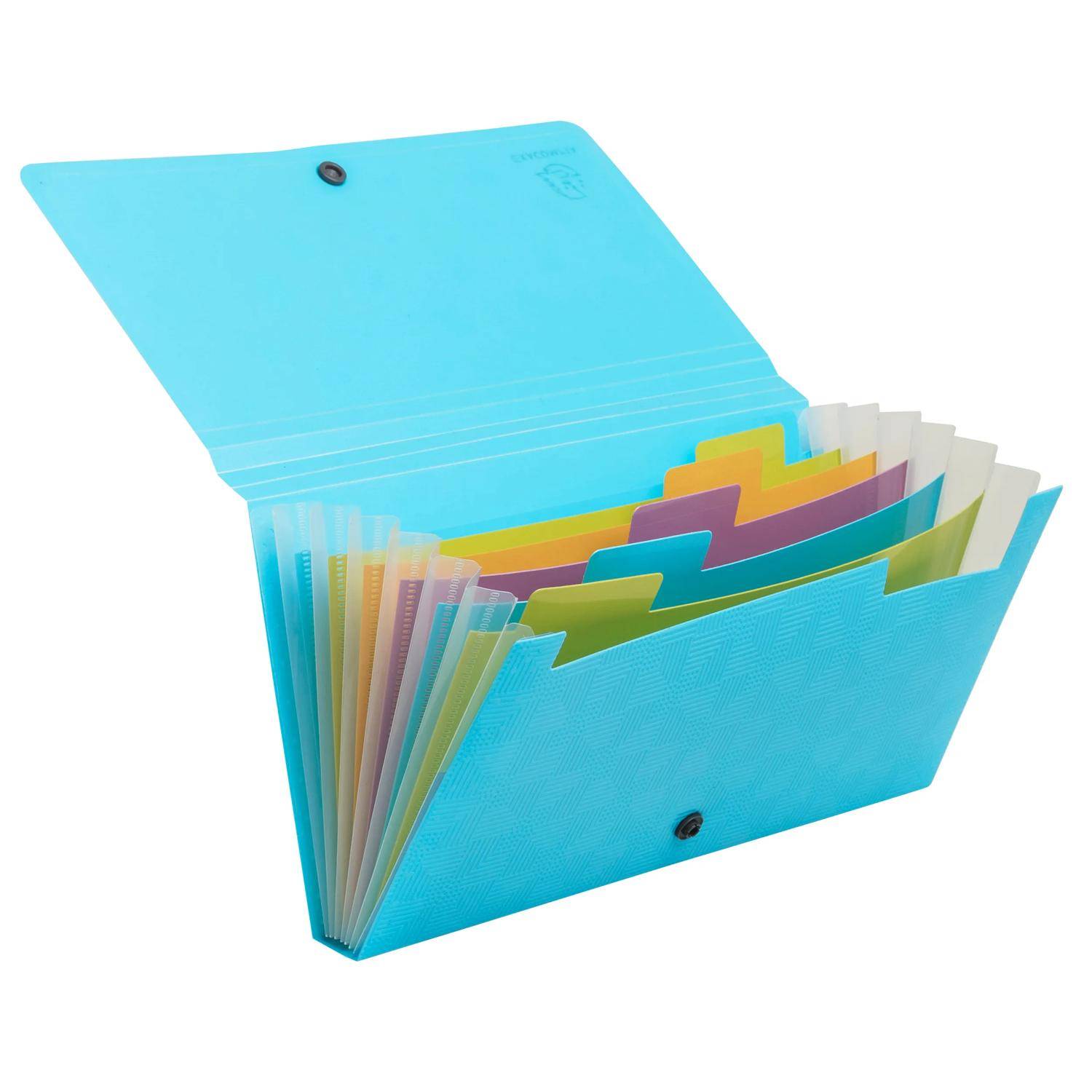 Exacompta 55399E 5x Fächermappe Pop'NCo 7tlg 14x27