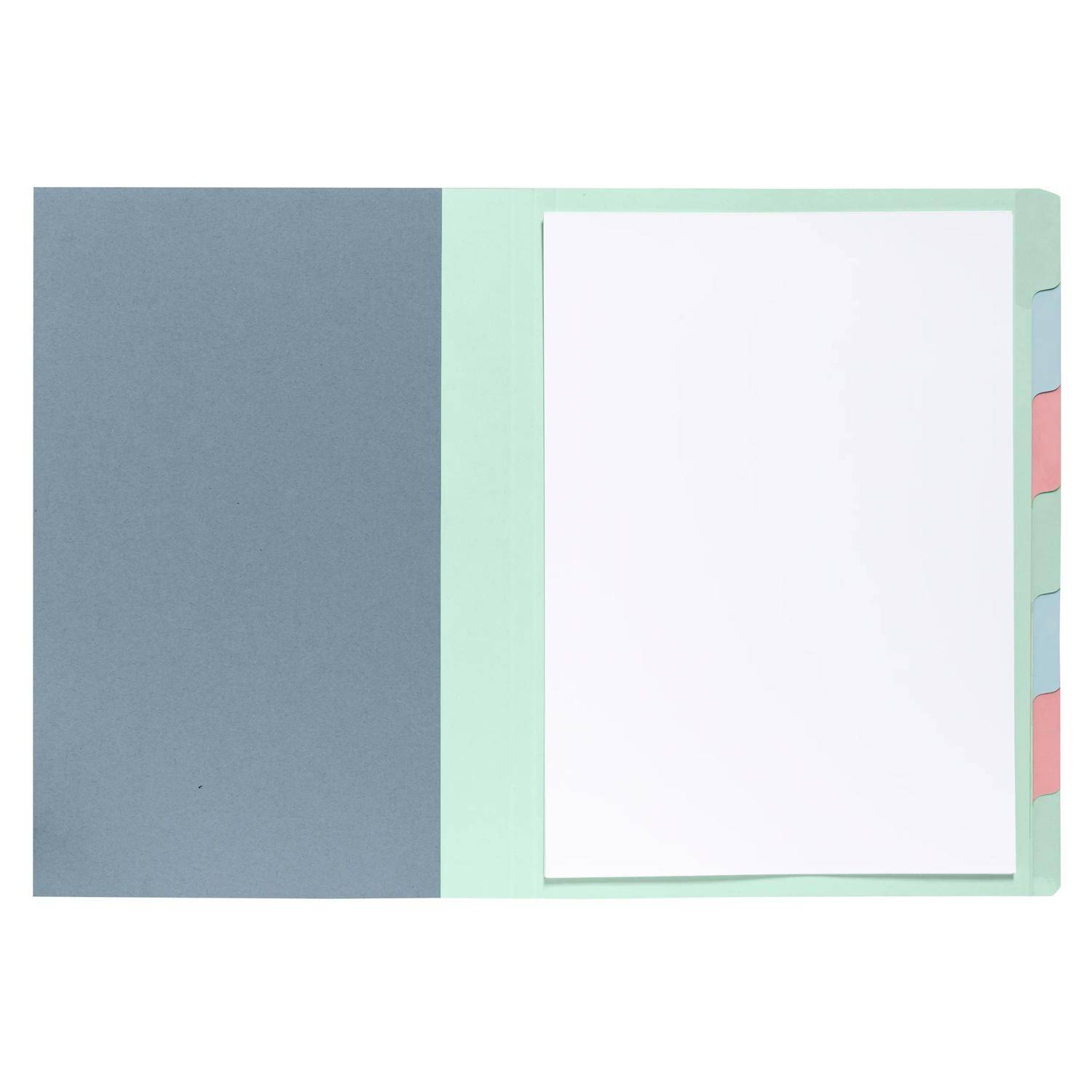 Exacompta 56239E 8x Ordnungsmappe AutentiK Harmo 7F A4 Sortiert