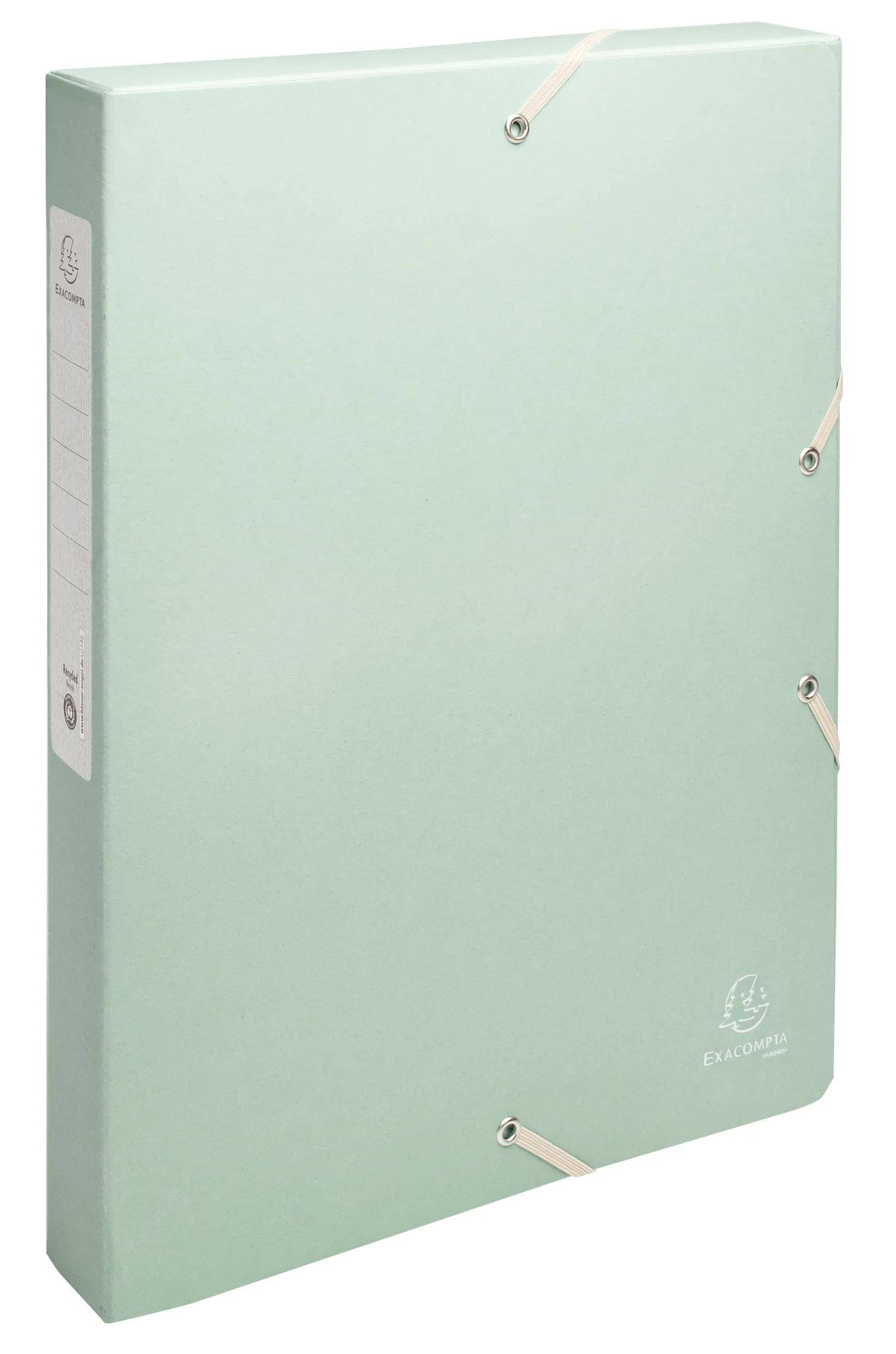 Exacompta 59339E 8x ArchivboxManila A4 40mm AutentiK sortiert