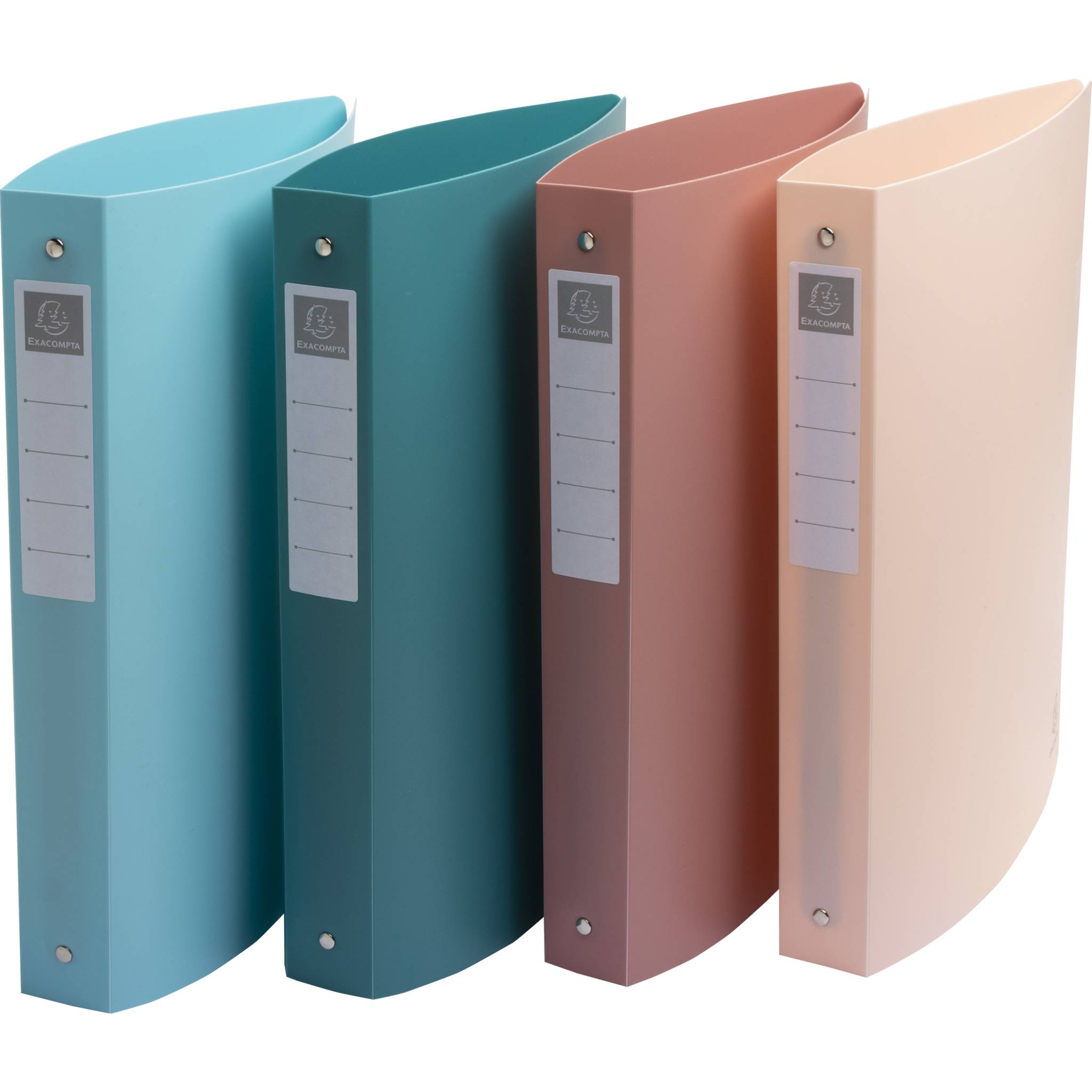 Exacompta 51470E 12x Skandi Ringbuch 4R 30mm PP A4 sortiert