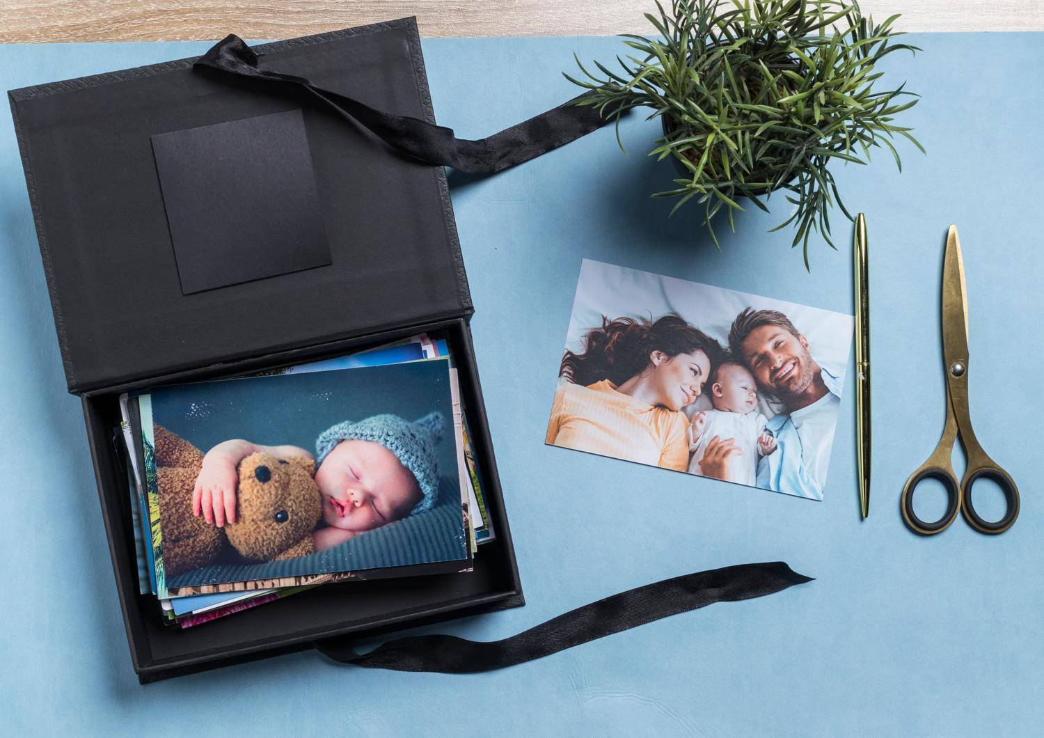 Exacompta 77601E 4x Fotokoffer OfficeByMe schwarz