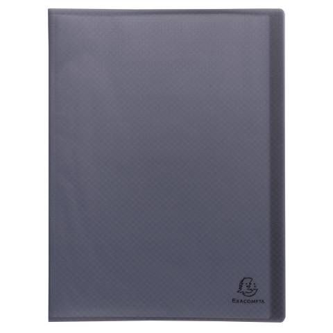 Exacompta 78521E 20x Sichtmappe Opak recycl. A4 20H Schwarz
